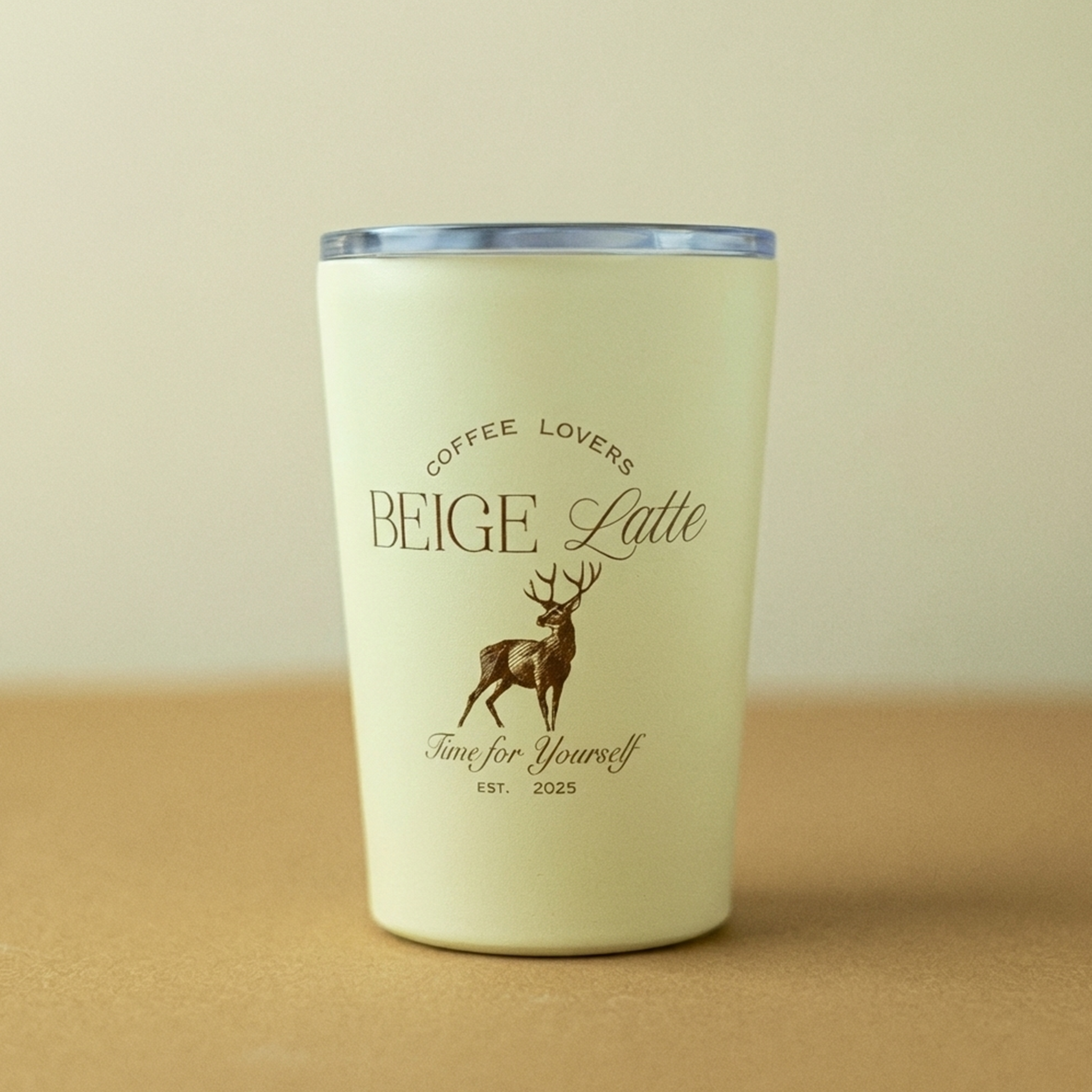 Vaso térmico Beige Latte · 350 ml/12oz