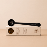Cucharilla medidora Beige Latte 10 gr · Acero inoxidable - 1