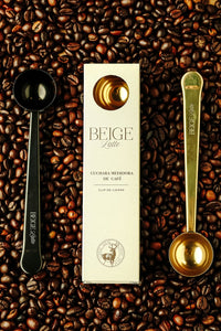 Cucharilla medidora Beige Latte 10 gr · Acero inoxidable - 3